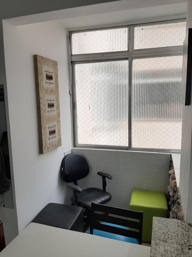 Apartamento Vento E Mar - 2 Quartos Com Sacada Na Quadra Da Praia Do Gonzaga Santos  Extérieur photo