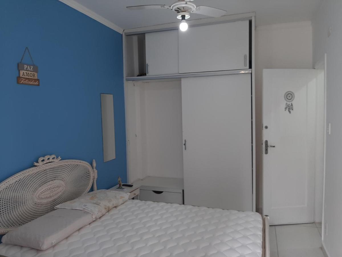 Apartamento Vento E Mar - 2 Quartos Com Sacada Na Quadra Da Praia Do Gonzaga Santos  Extérieur photo